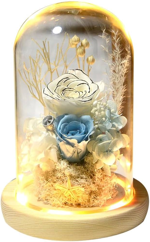 Amazon|プリザーブドフラワーブリザードフラワー ガラスドーム Amazon|プリザーブドフラワーブリザードフラワー ガラスドーム